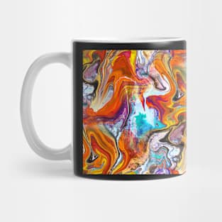 Fluid painting magic of love Mug